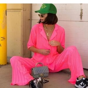 COPY - DRESSED IN LALA NWOT 2 PIECE PINK SET